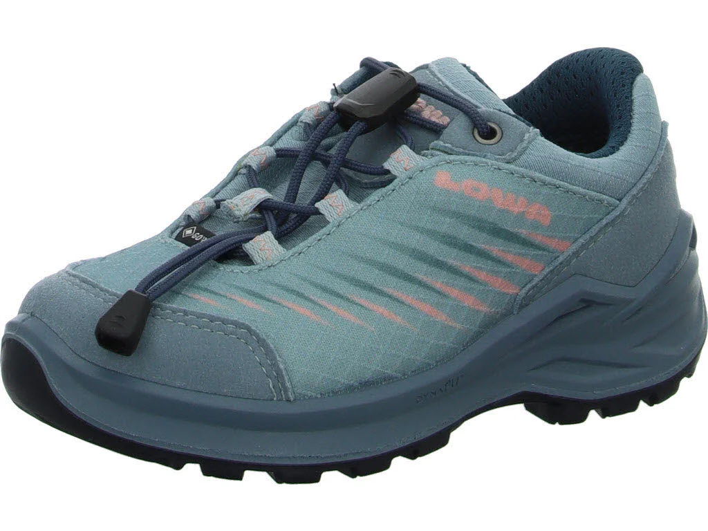 Lowa Kinderschuh zum Schlupfen 641515/6174 Zirrox II GTX Lo Jr eisblau/petrol normal