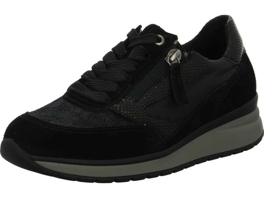 Gabor Damen Schnürschuhe 6020.02.001 6020.02 black K (extra weit)