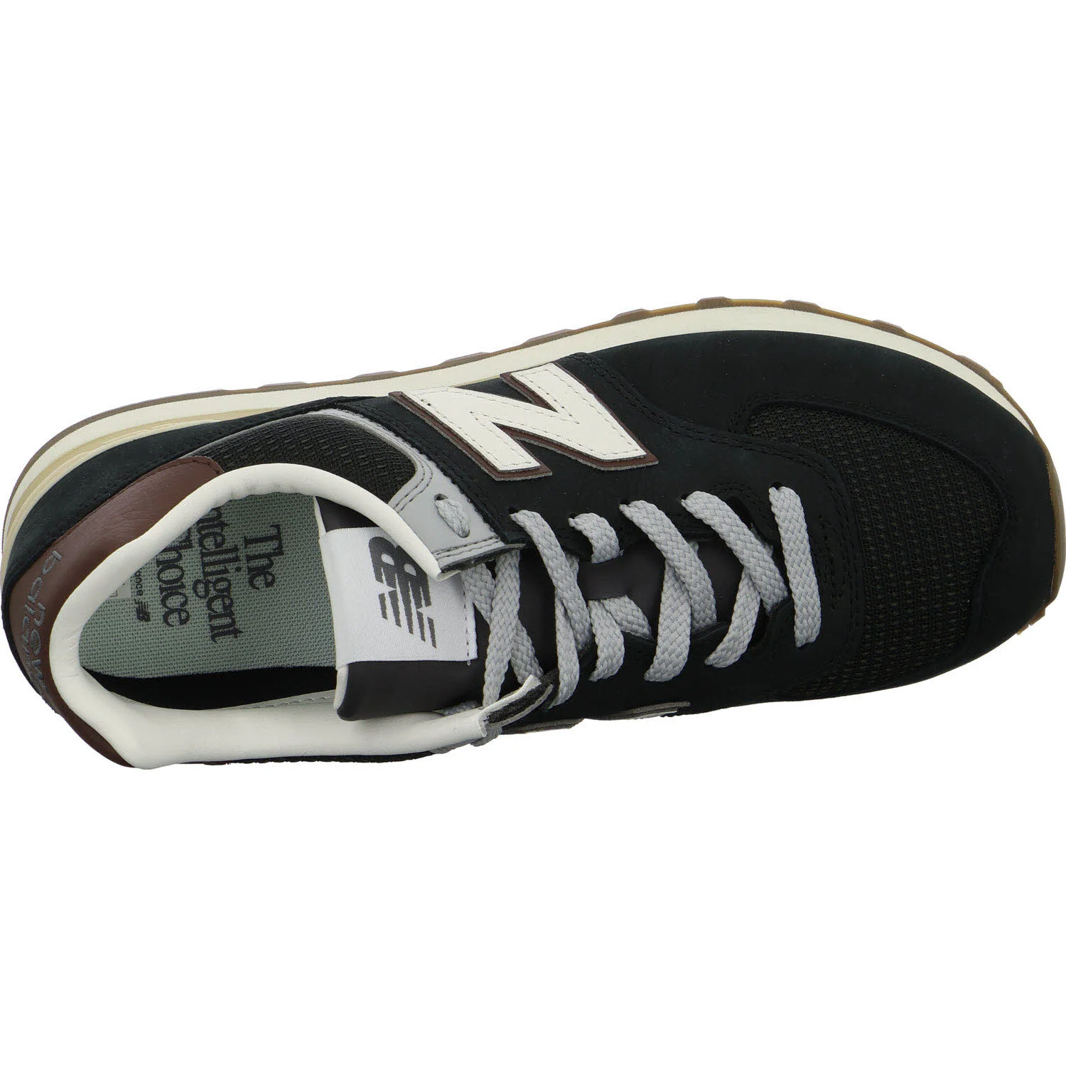 New Balance Herren Schnürschuhe U5748SB 574 brown/dark silver metallic normal