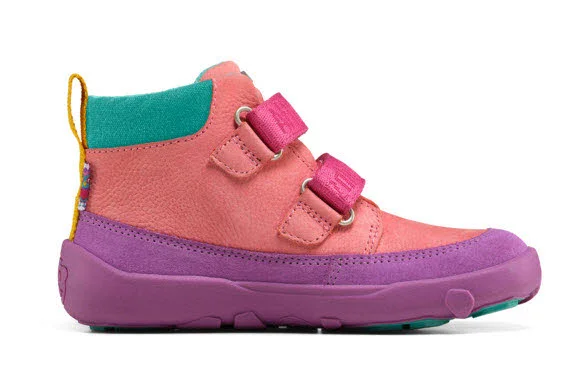 Affenzahn Kinder Schaftstiefel 01488-40126 Übergangsschuh Leder Friendy Eule pink, lila normal