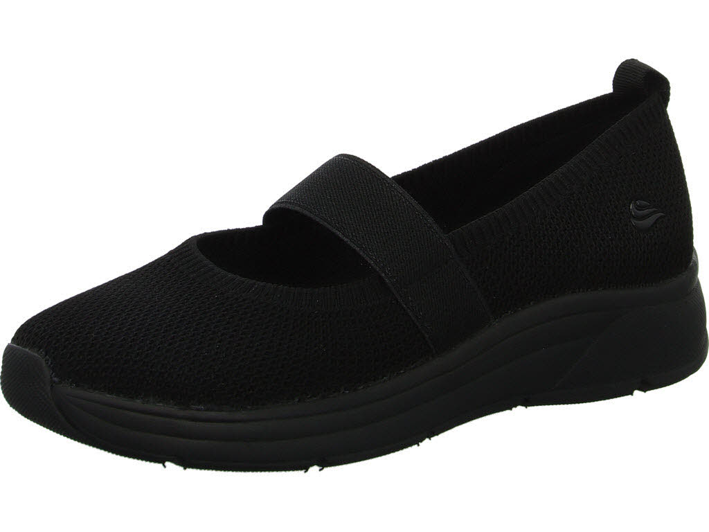 Jana Damen Slipper 8-22183-46/001 8-22183-46 black H (weit)