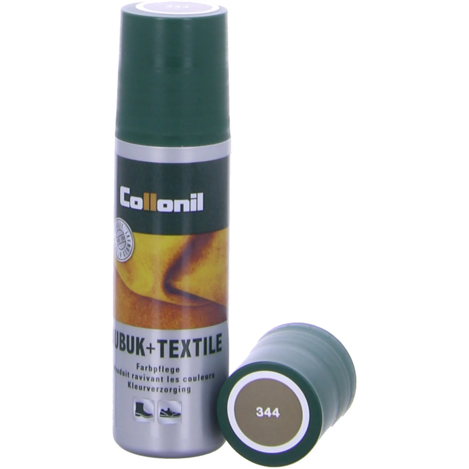 Collonil Flüssigpflege 51130001344 Nubuk + Textile 100ml pfeffer-taupe 344