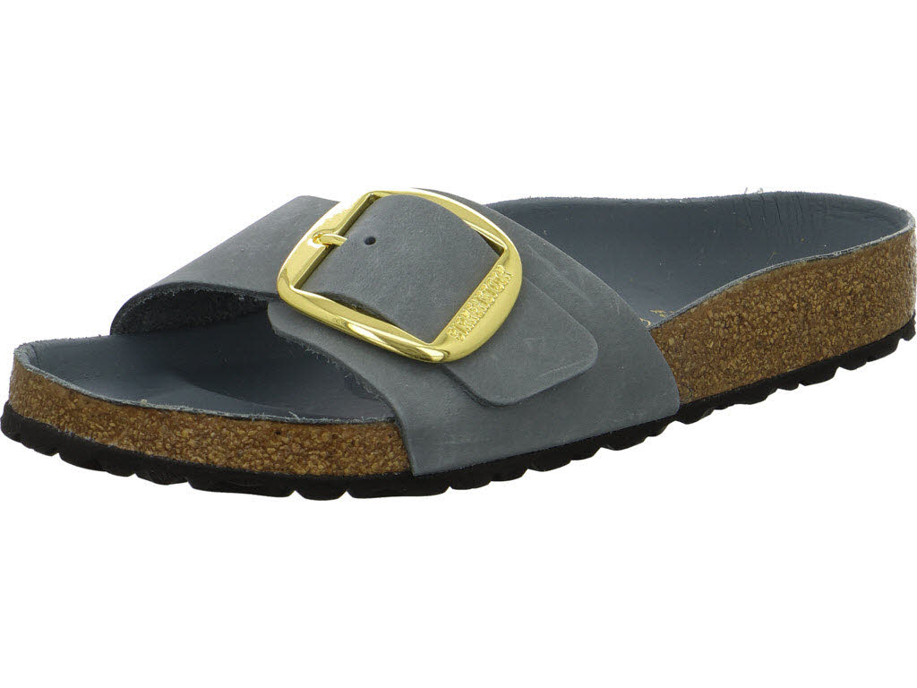 BIRKENSTOCK Pantoletten 1032065 Madrid Big Buckle basalt gray normal