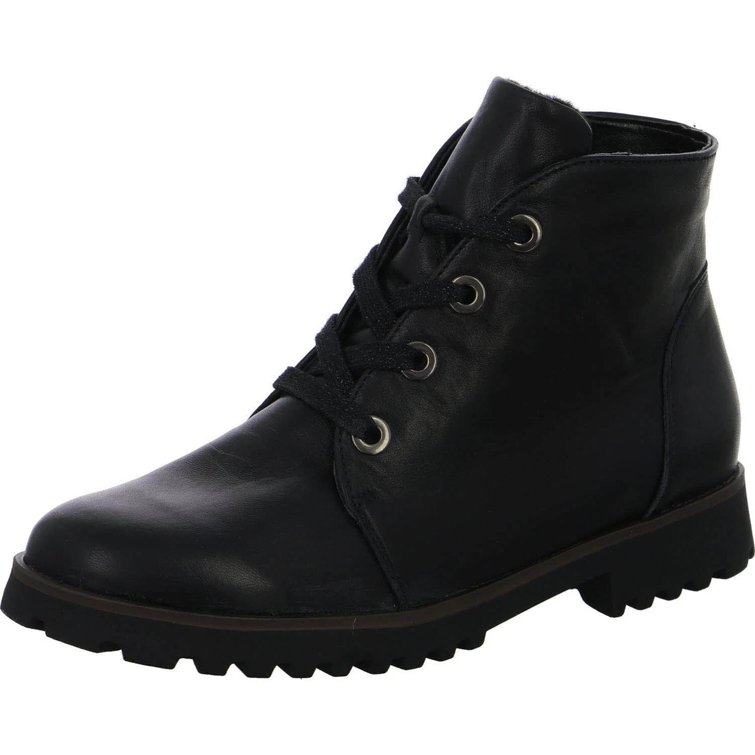 Waldläufer Damen Schnürstiefel 772804-144/001 H-Elisa schwarz H (weit)