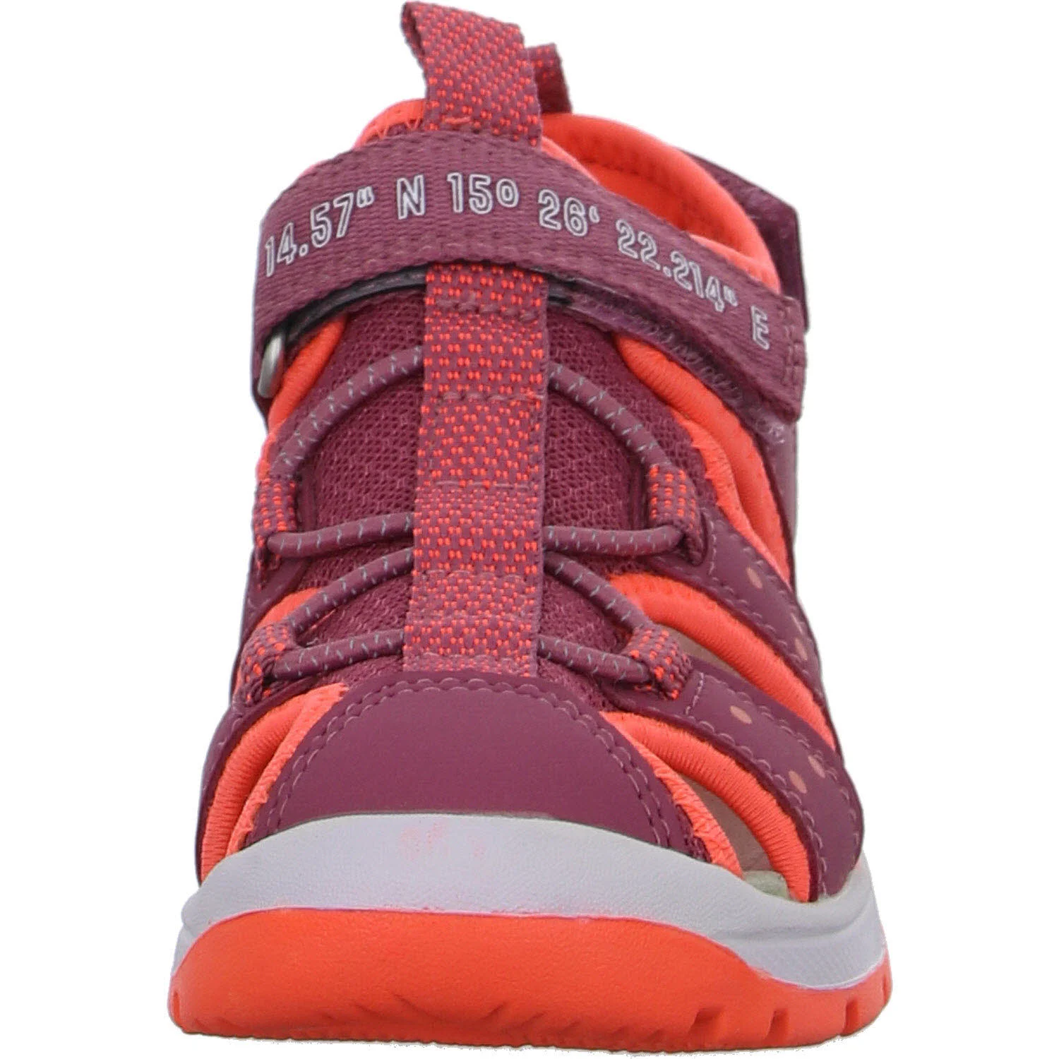 Element 3 von 8 (Bild) – Superfit Kinder Sandalen 1-009027-5500 TORNADO PINK/ORANGE WMS mittel