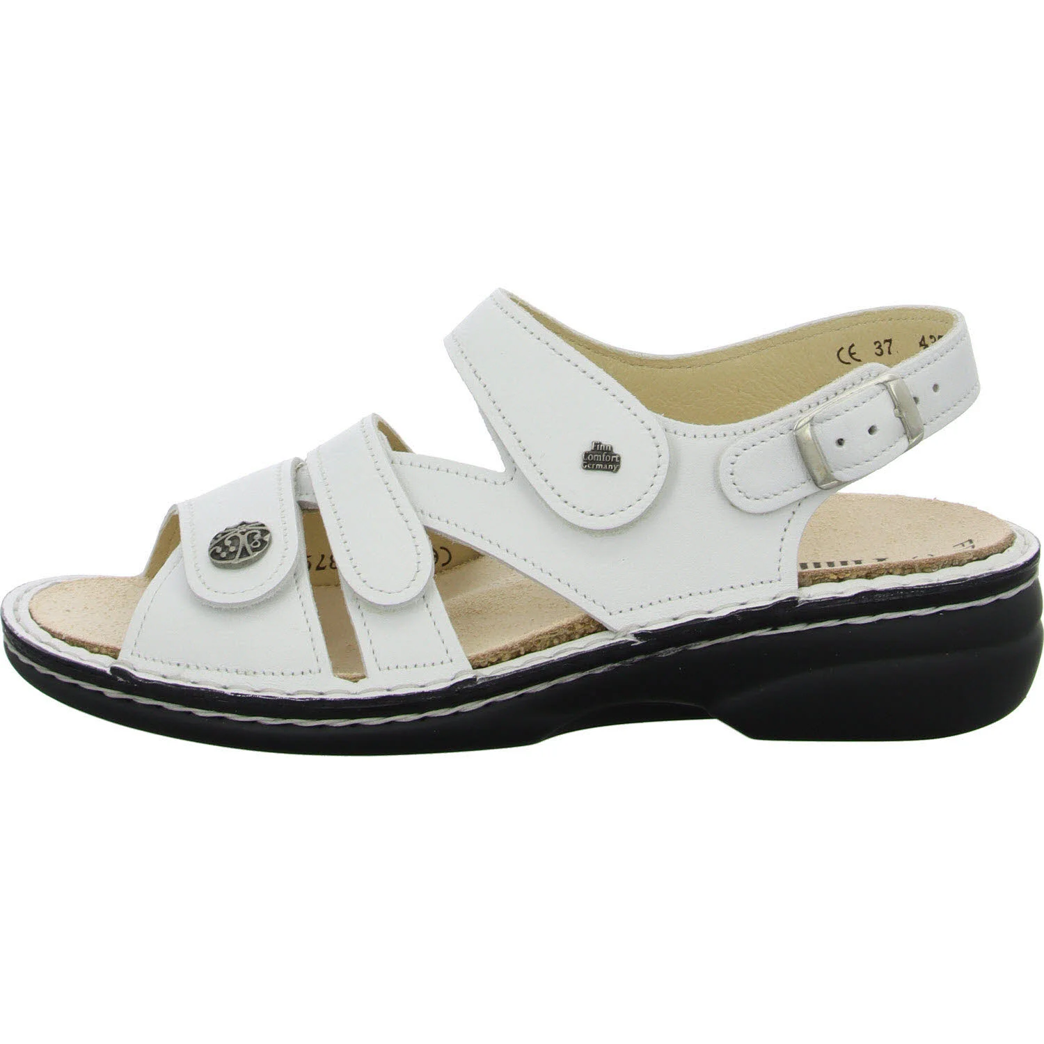 Element 6 von 8 (Bild) – Finn Comfort Damen Sandalen 02562-001000 Gomera weiss weit