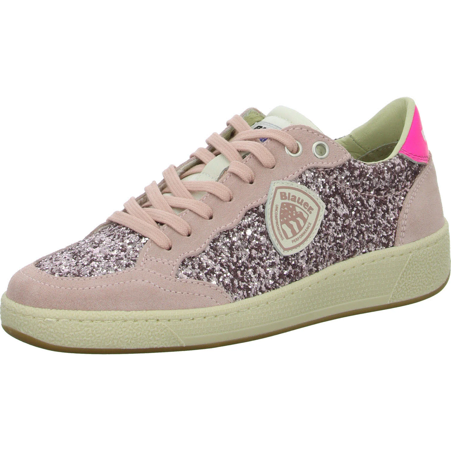 Blauer Damen Schnürschuhe S5OLYMPIA11/GLI OLYMPIA pink normal