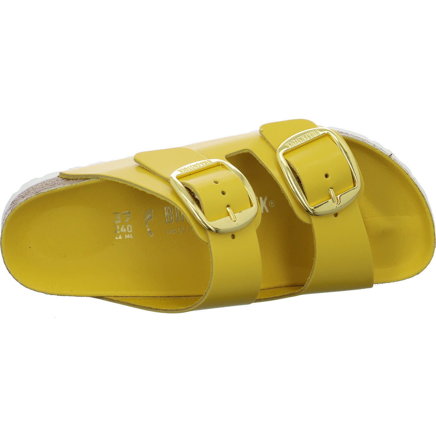 BIRKENSTOCK Pantoletten 1031822 Arizona Big Buckle high-shine ochre schmal