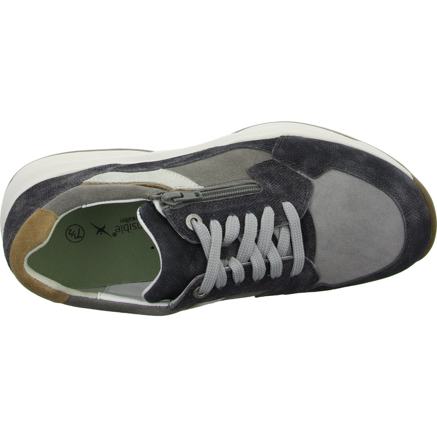 Element 8 von 8 (Bild) – Xsensible Herren Schnürschuhe 30088.2/809-HX SWX14 grey HX (weit)