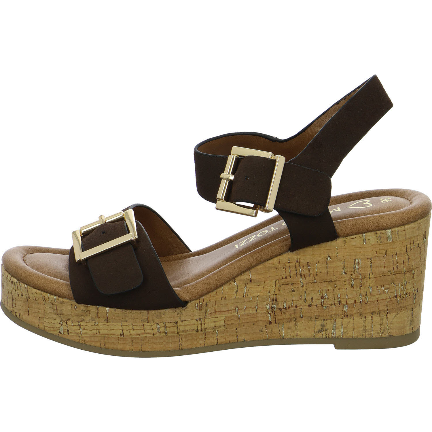 Marco Tozzi Damen Sandalen 2-28389-44/317 2-28389-44 choco normal