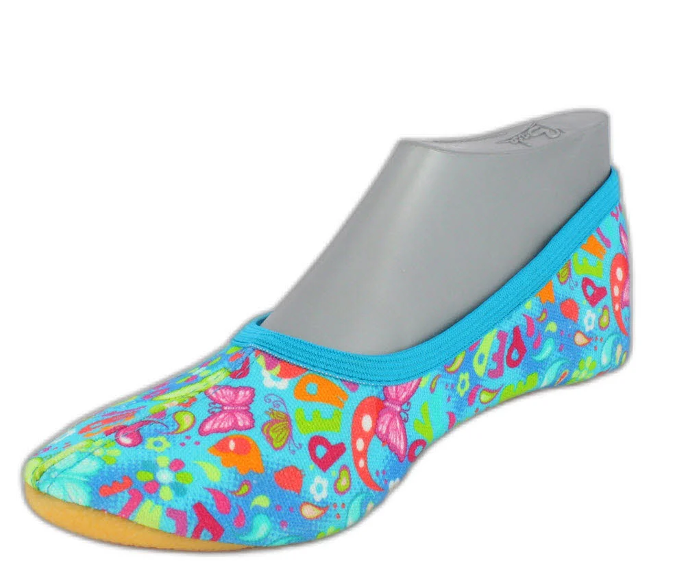 Beck Gymnastikschuhe 258/50 Spring multicolor blau kombi normal