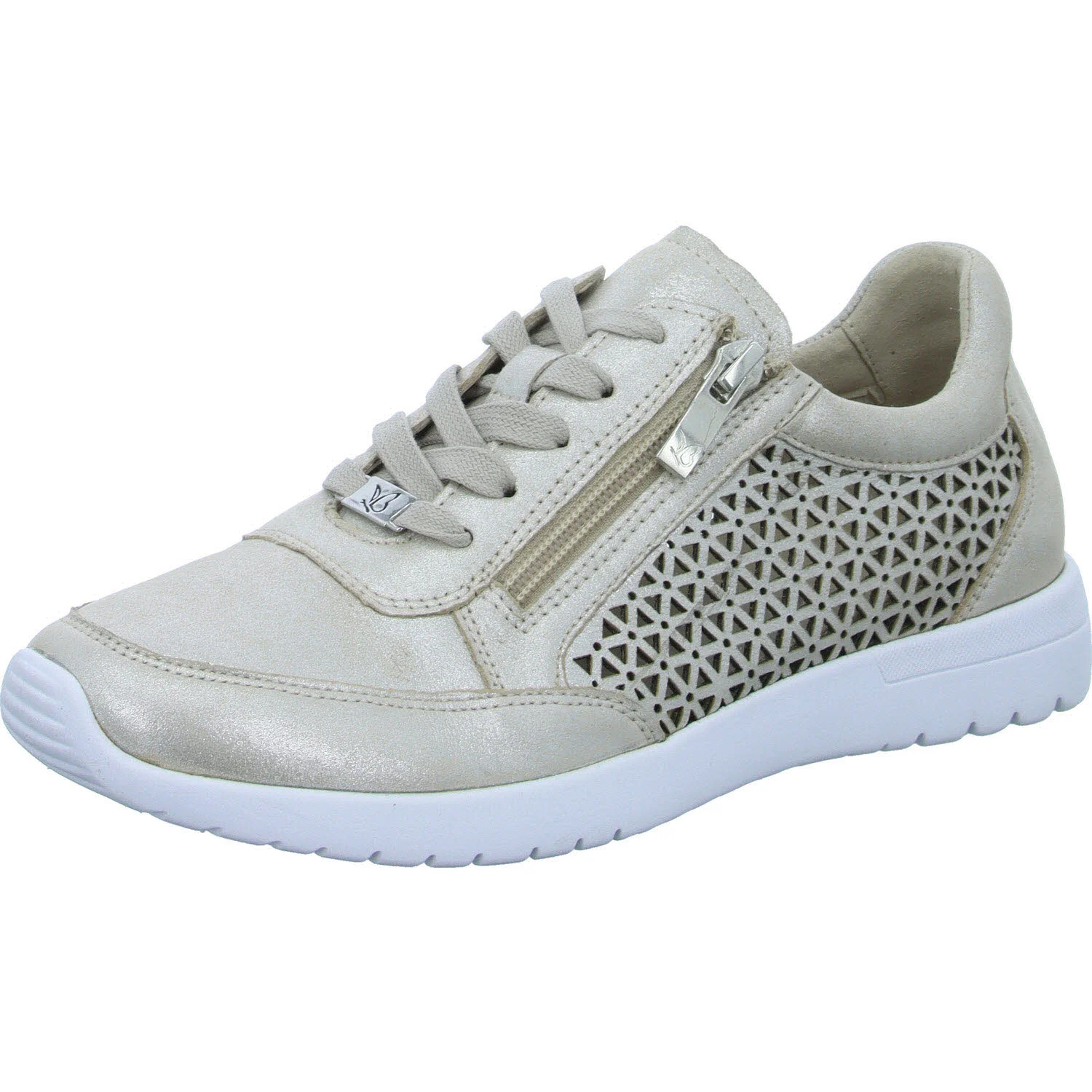 Caprice Damen Schnürschuhe 9-23550-42-341 9-23550-42 taupe metallic G (normal)
