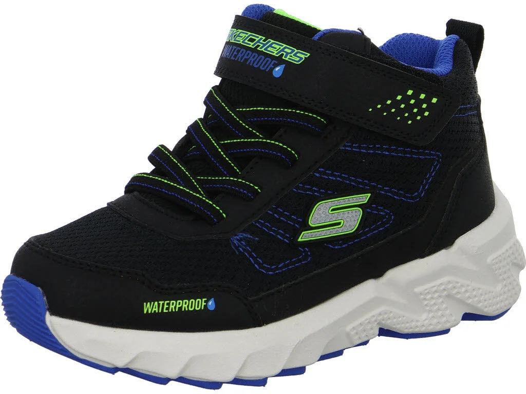 Skechers Kinder Schaftstiefel 406336L BKBL Elite Sport Tread - Aquavek HI black/blue normal