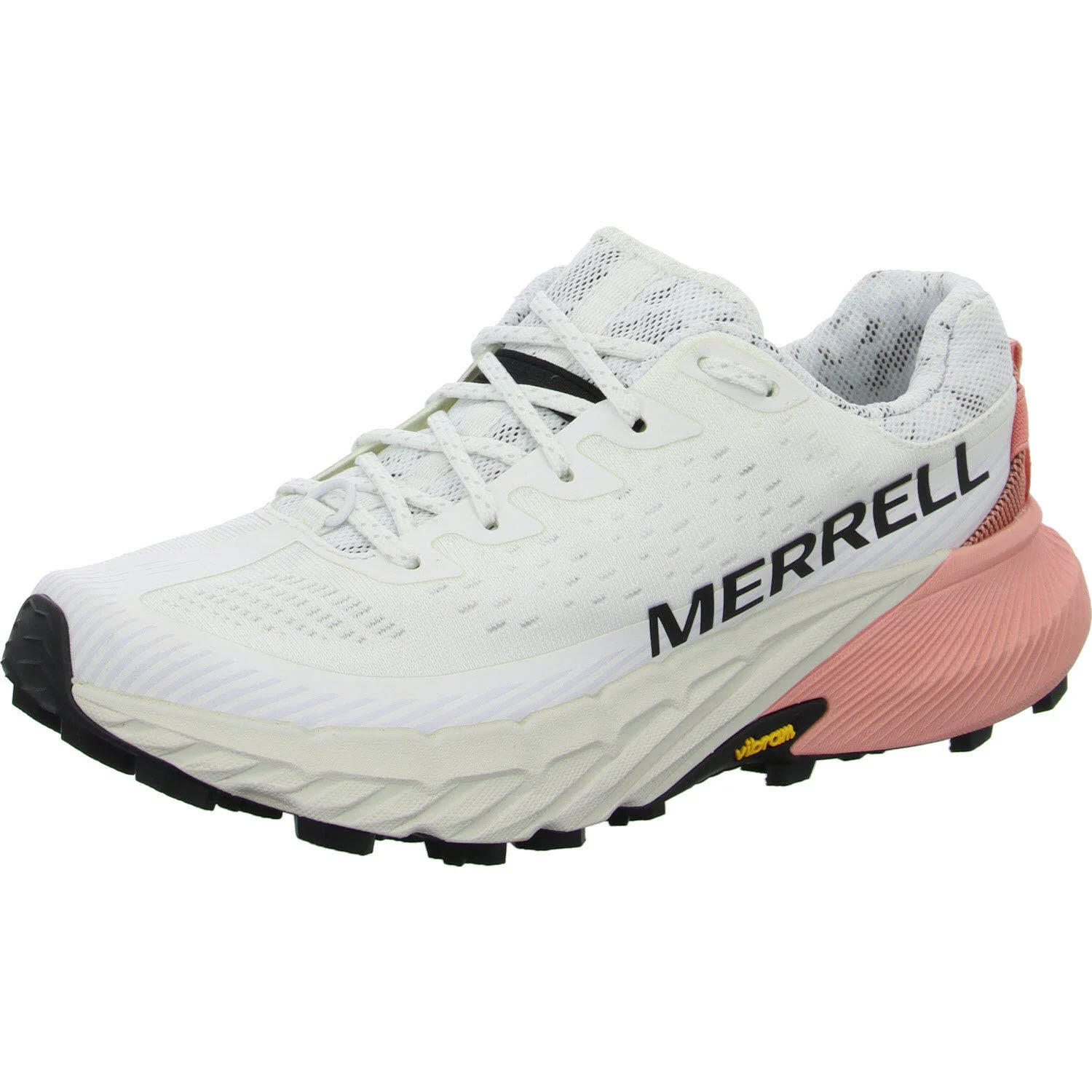 Merrell Damen Schnürschuhe J068374 AGILITY PEAK 5 white/soft coral normal