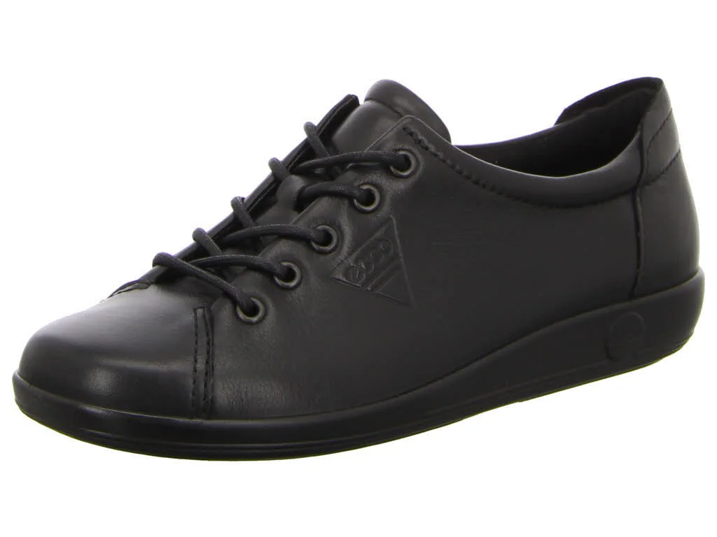 Element 1 von 7 (Bild) – Ecco Damen Schnürschuhe 206503-56723 Soft 2.0 Black Feather normal
