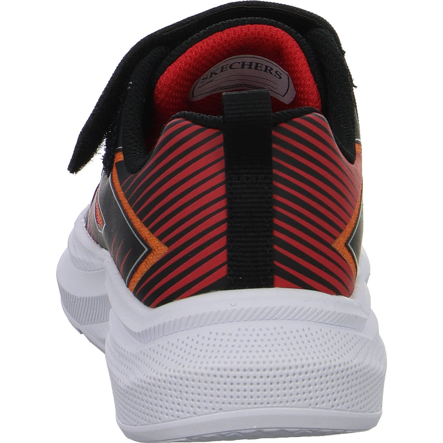Skechers Kinderschuh zum Schlupfen 404127L BKRD Microspec Velocity - Grid-Drift black/red normal