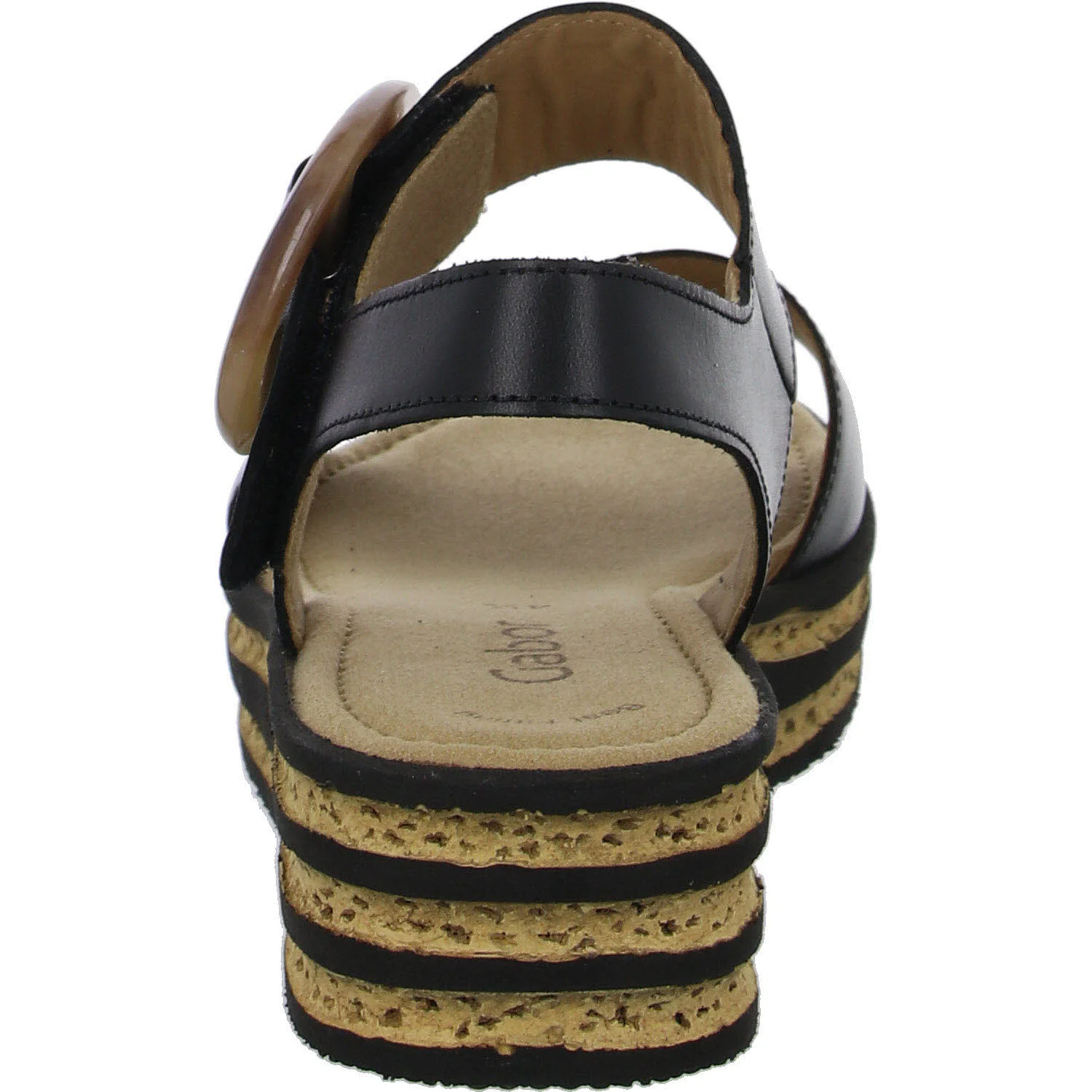 Element 4 von 8 (Bild) – Gabor Damen Sandalen 84.550.27 84.550 schwarz F (schmal/normal)
