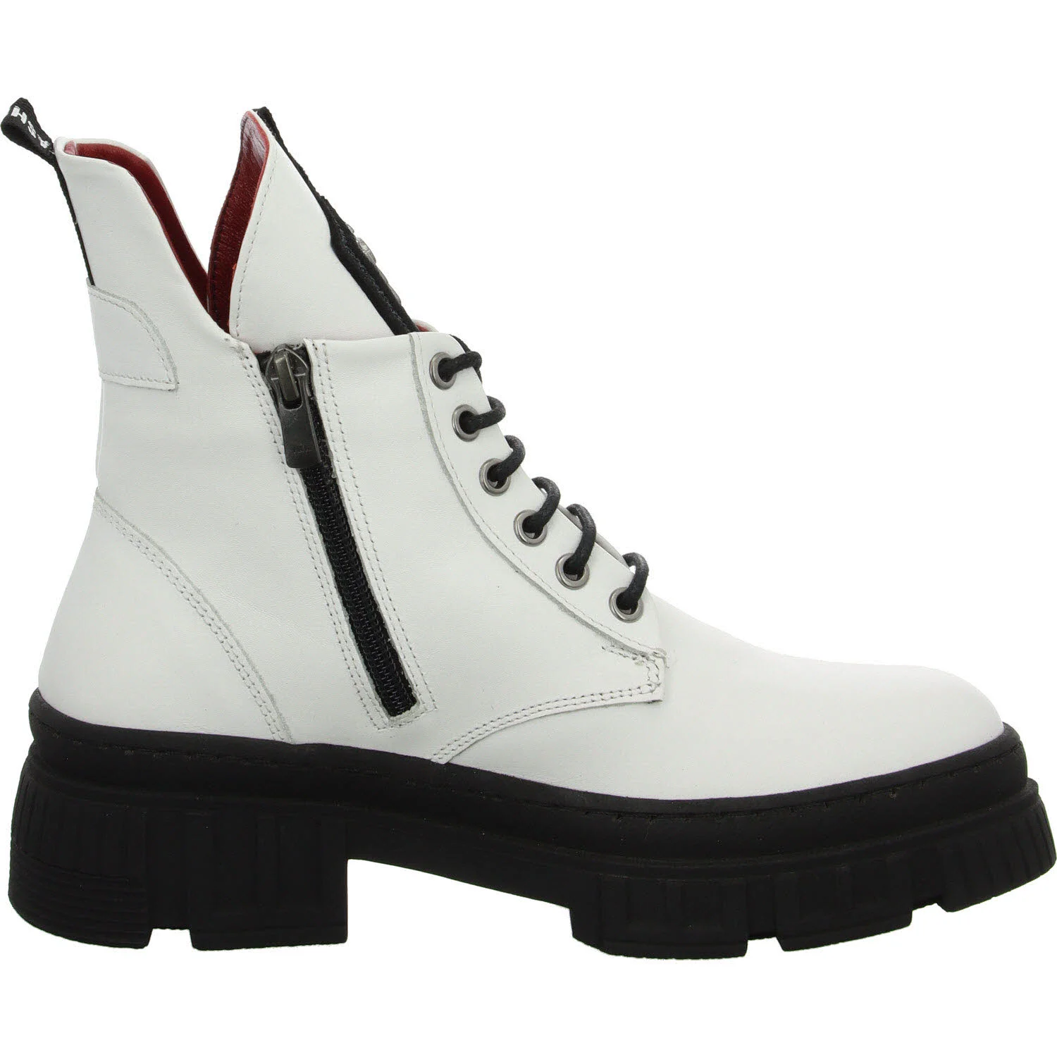 2go Fashion Damen Schnürstiefel 8249501-1 8249501 weiss normal