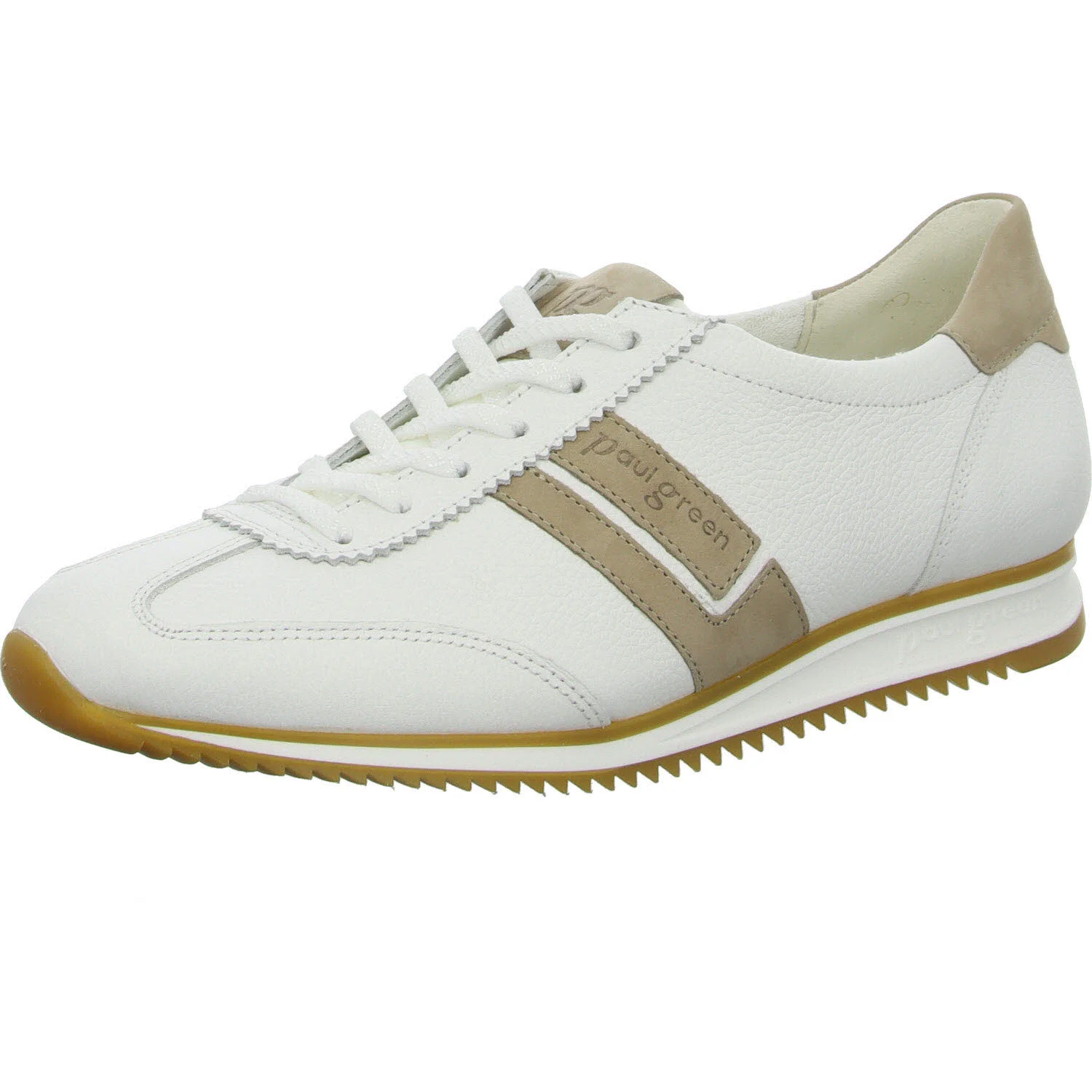 Element 2 von 8 (Bild) – Paul Green Damen Slipper 5453-077 5453 white/antelope normal