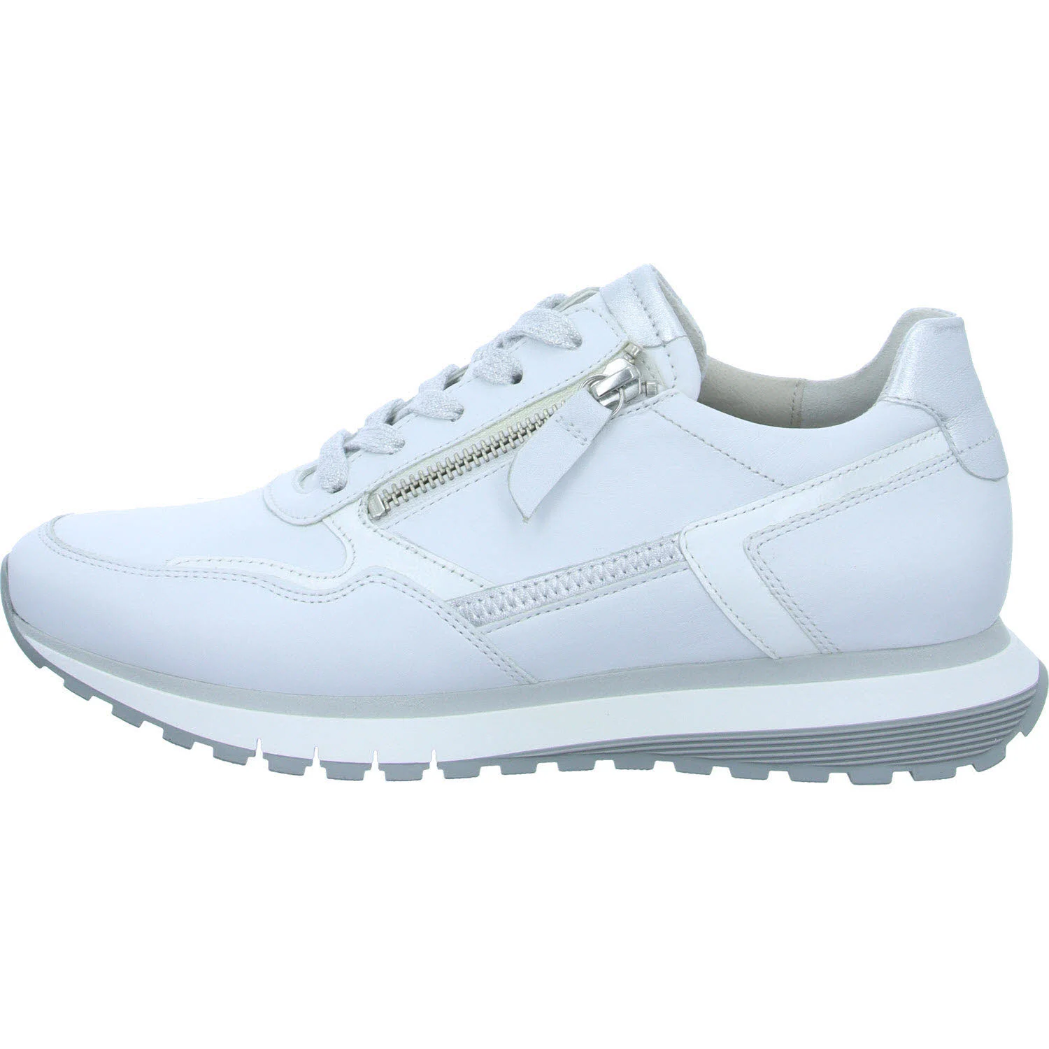 Element 6 von 8 (Bild) – Gabor Damen Schnürschuhe 86.378.50 86.378 weiss/silber H (weit)