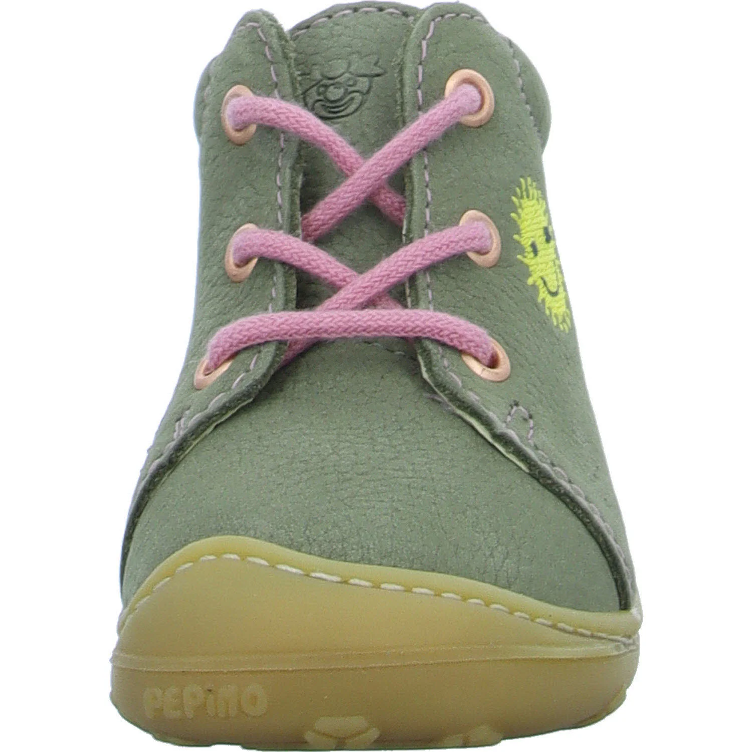 Ricosta Kinder Halbschuhe zum Schnüren 50 1203202/530 Mecki eukalyptus/Regenbogen WMS mittel