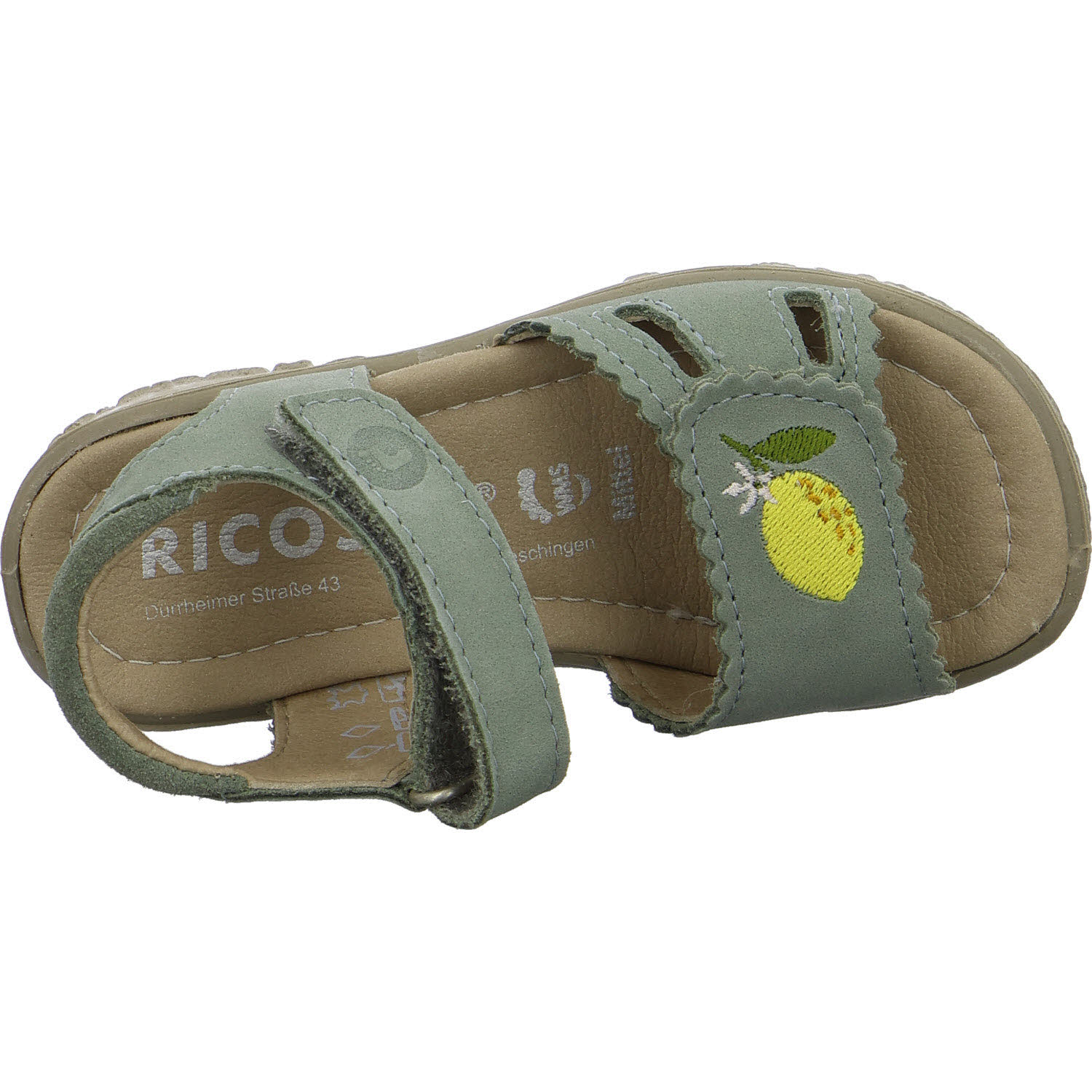 Ricosta Kinder Sandalen 50 6402402/110 Mima river (Zitrone) WMS mittel