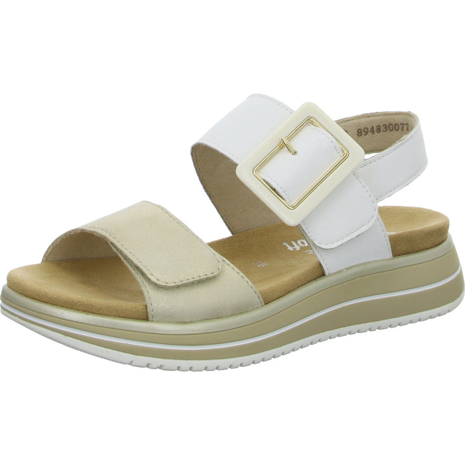 Remonte Damen Sandalen D1J53-80 D1J53 muschel/weiss F 1/2 (normal)