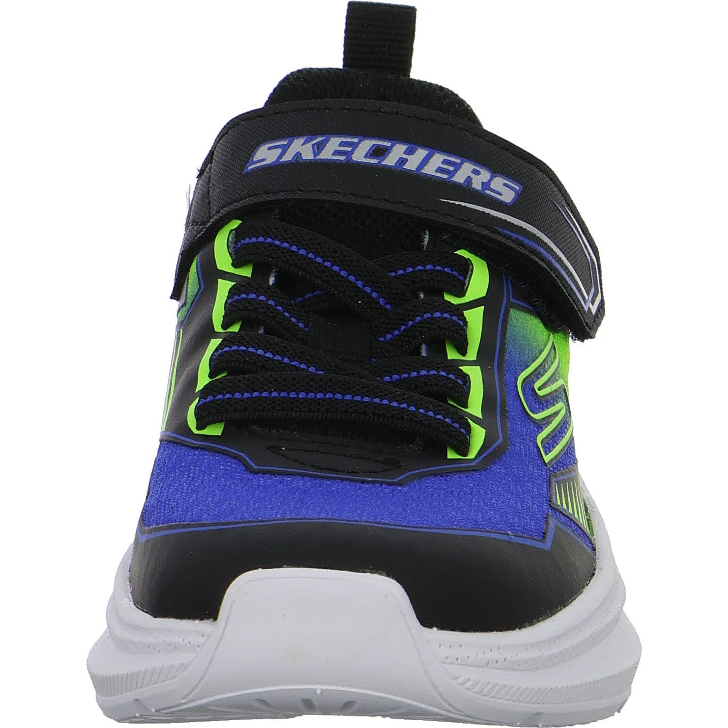 Skechers Kinderschuh zum Schlupfen 404127L BBLM Microspec Velocity - Grid-Drift black/blue normal