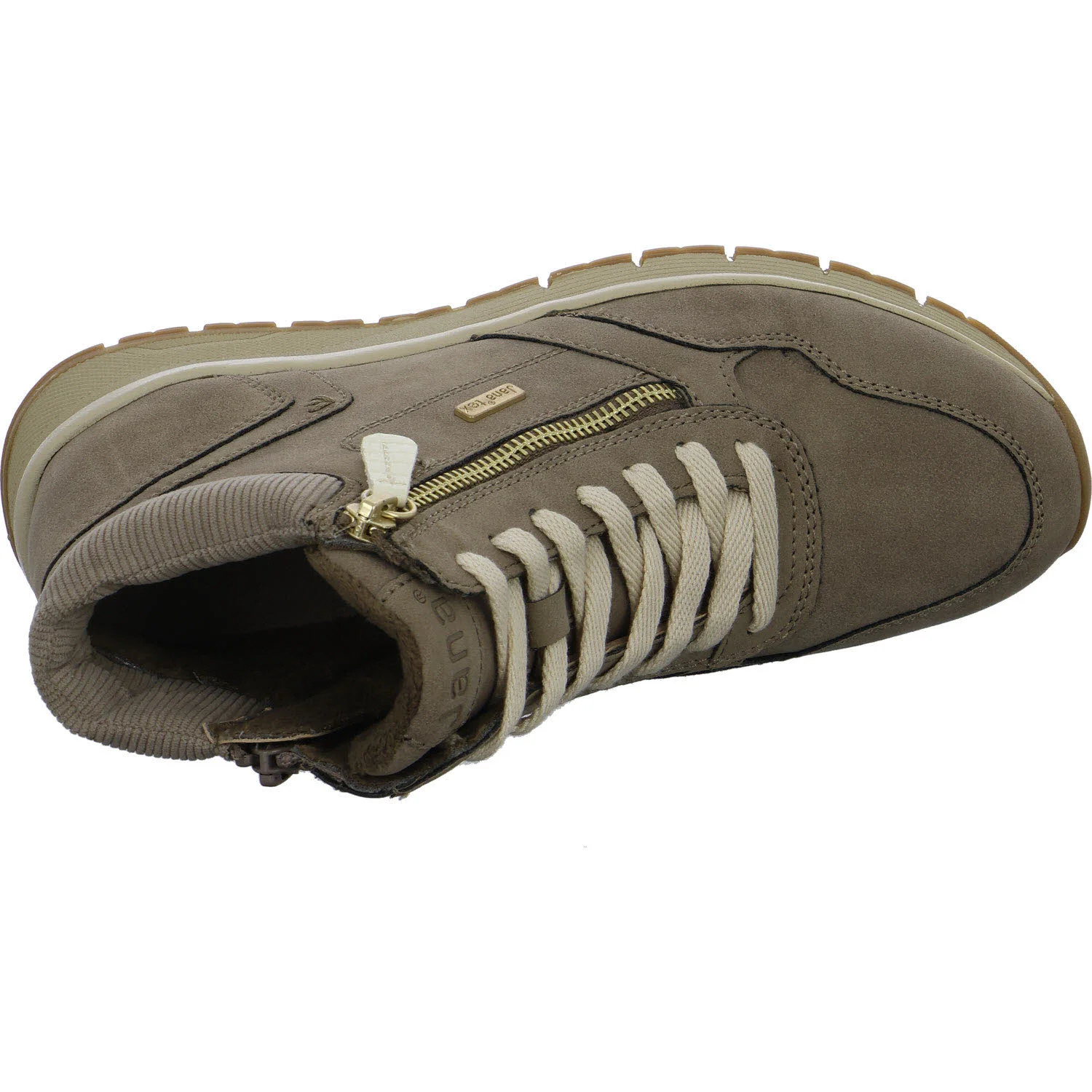Jana Damen Schnürstiefel 8-26268-45-324 8-26268-45 pepper H (weit)