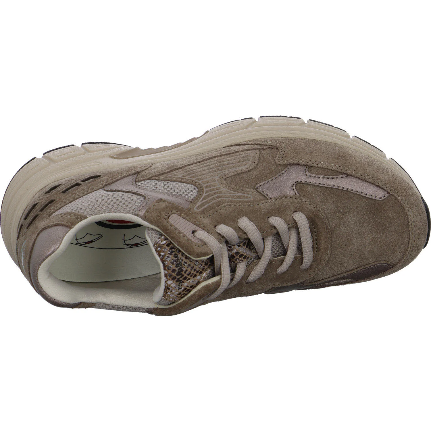 Gabor Rollingsoft Damen Schnürschuhe 0306.02.004 0306.02 muschel kombi normal
