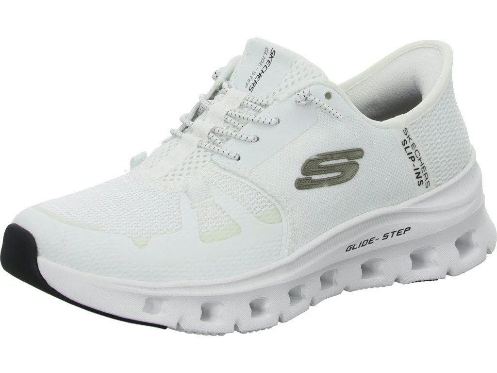 Skechers Damen Slipper 150420 WHT Glide-Step Pro white normal