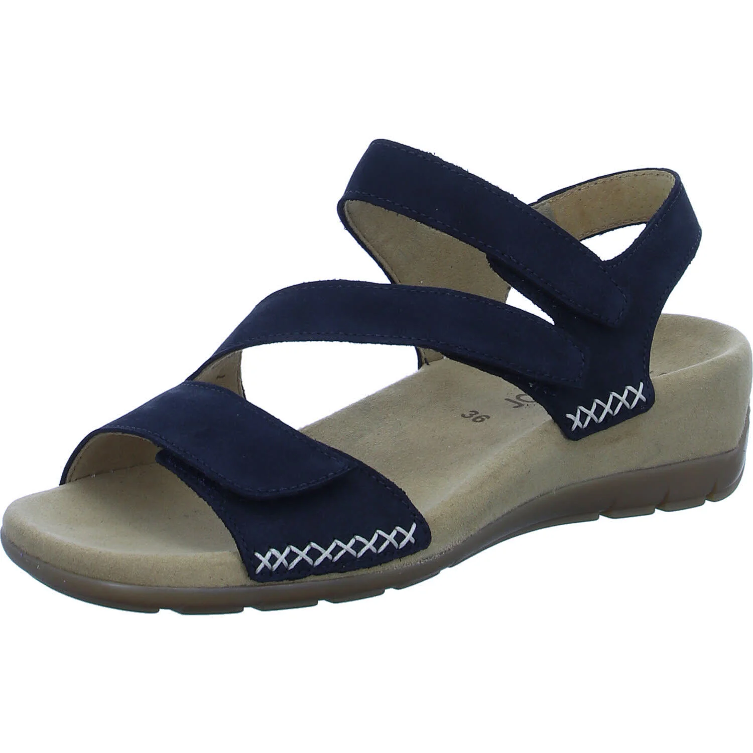 Element 2 von 7 (Bild) – Gabor Damen Sandalen 83.734.16 83.734 nightblue F (schmal/normal)