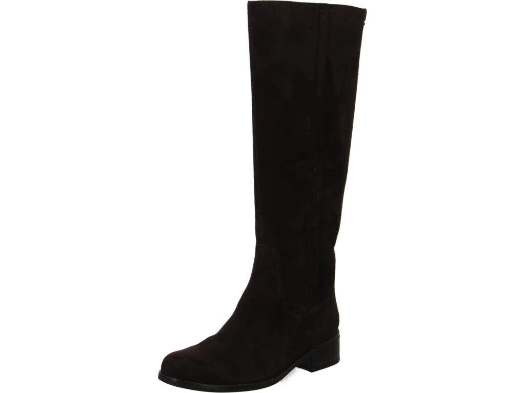 Peter Kaiser Damen Langschaftstiefel 9-75530-47-342 9-75530-47 dk brown suede F 1/2 (normal)
