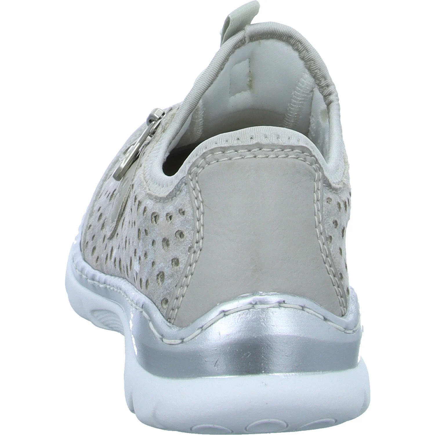 Rieker Damen Slipper L32P6-90 L32P6 ice/rose-metallic/perlcloud F 1/2 (normal)