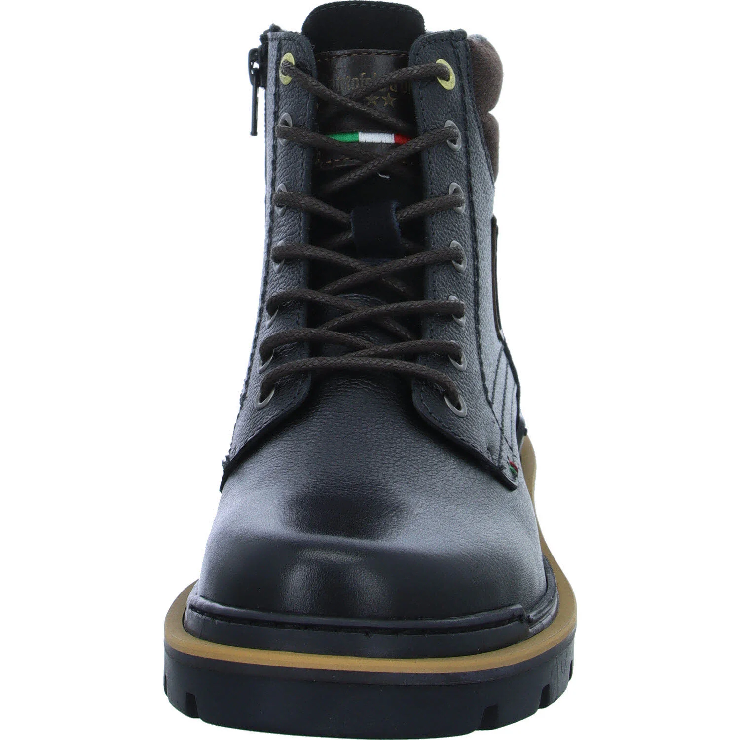 Pantofola d'Oro Herren Schnürstiefel 10233051.25Y PONTIDA FELT UOMO HIGH black normal