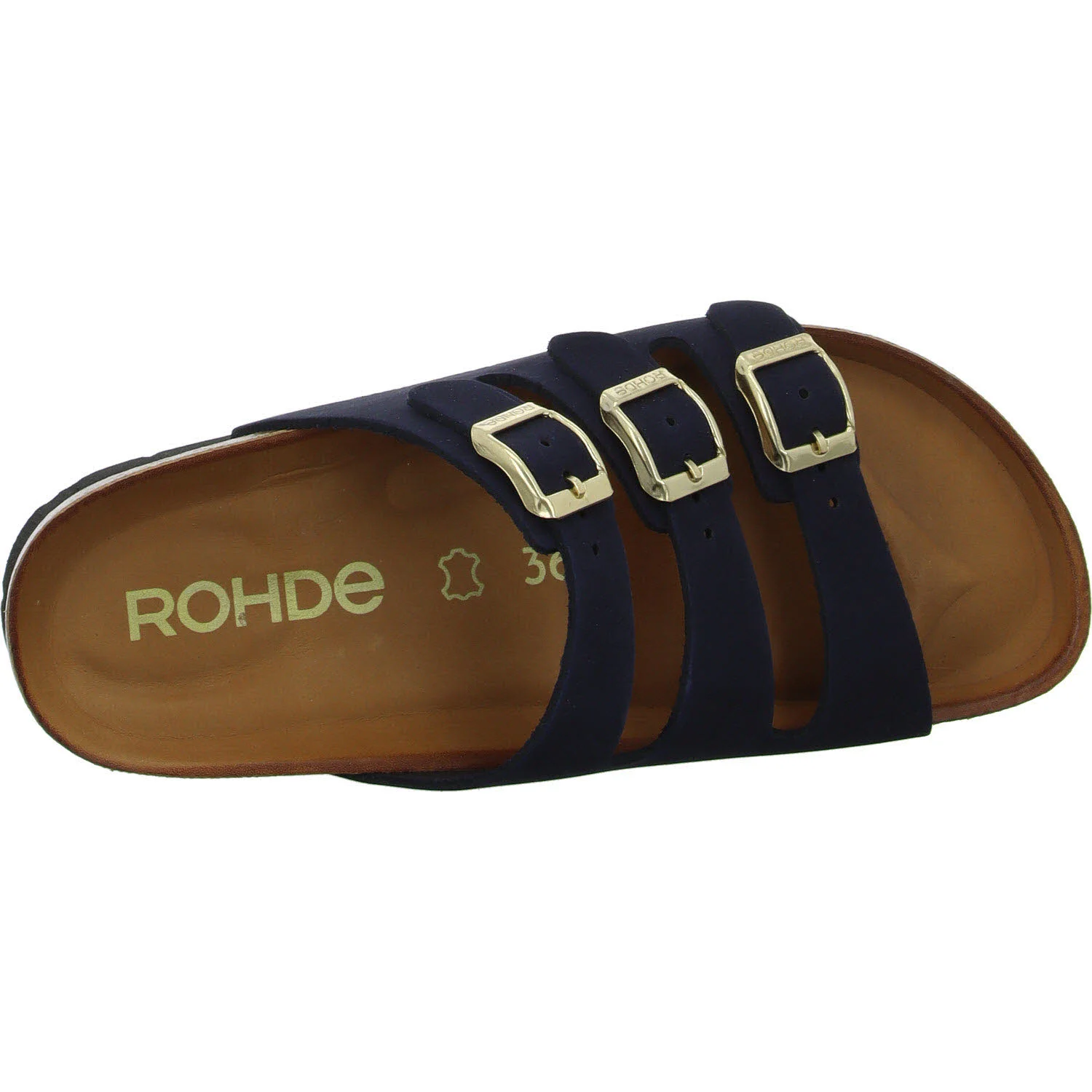 ROHDE Damen Pantoletten 5613/50 Alba blau G (normal)