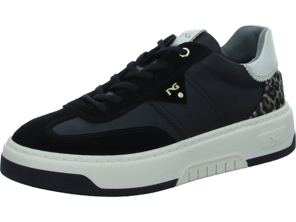 NeroGiardini Damen Schnürschuhe I411645D 100 I411645D nero normal