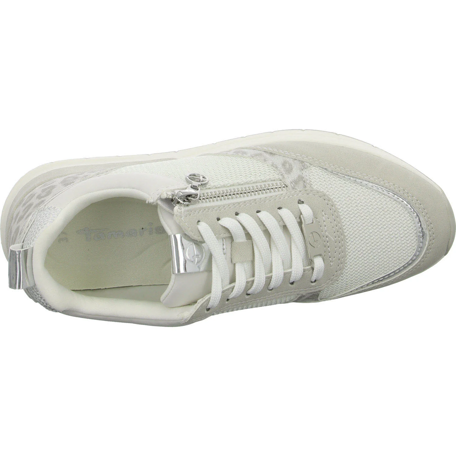 Element 8 von 8 (Bild) – Tamaris Damen Schnürschuhe 1-23732-41/948 1-23732-41 silver comb normal