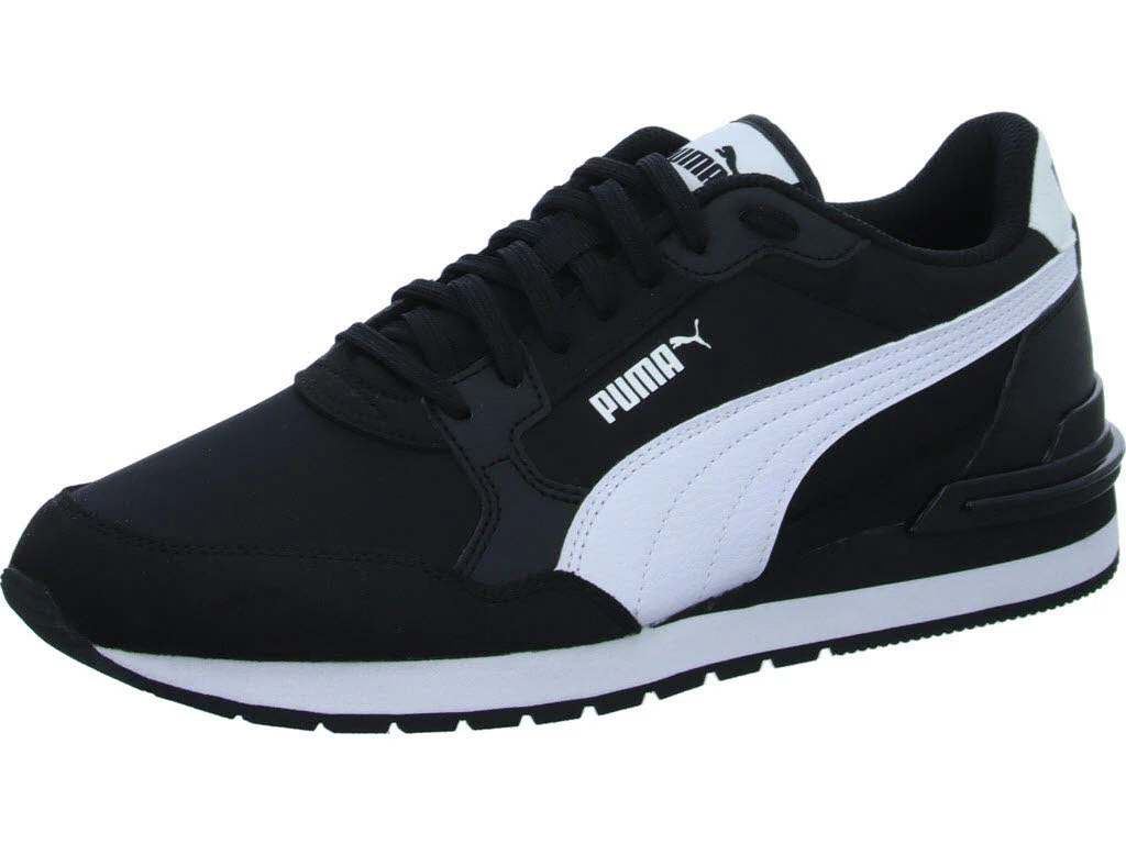Puma Herren Schnürschuhe 399069/001 ST RUNNER V4 NL PUMA BLACK-PUMA WHIT normal
