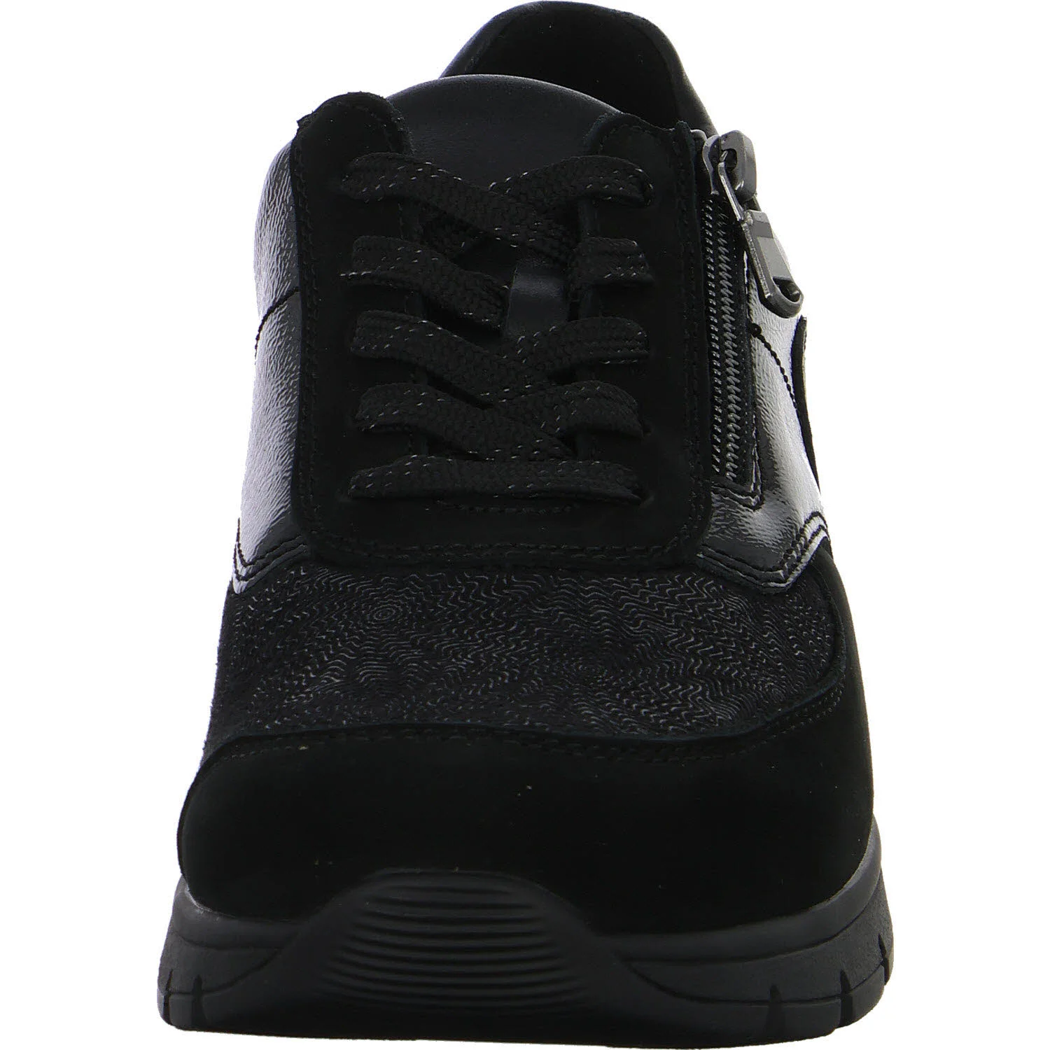 Waldläufer Damen Schnürschuhe 626K02-414/001 K-Ramona schwarz K (extra weit)