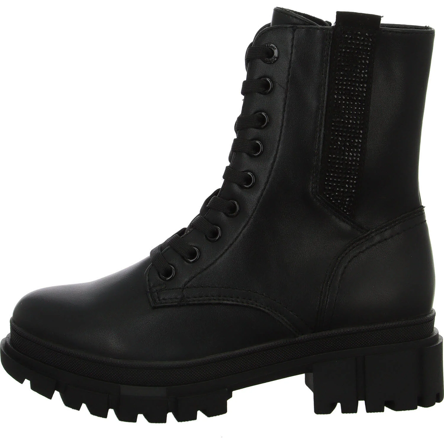 s.Oliver Damen Schnürstiefel 5-25231-45-031 5-25231-45 black glitter normal