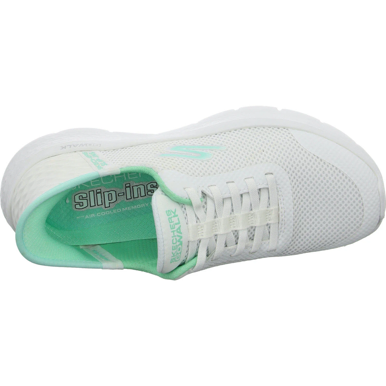 Element 8 von 8 (Bild) – Skechers Damen Slipper 124836 WMNT GO WALK Flex - Grand Entry white/mint normal