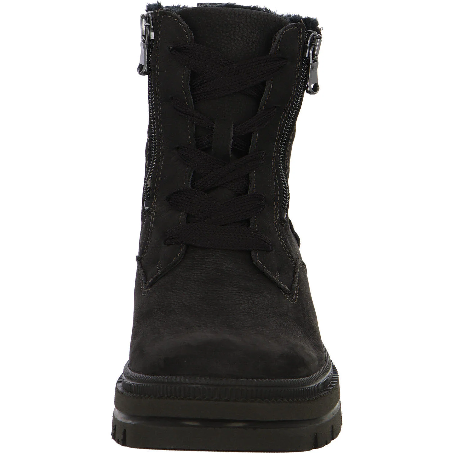 Waldläufer Damen Schnürstiefel warm 930802-190/166 H-Amara darkbrown H (weit)