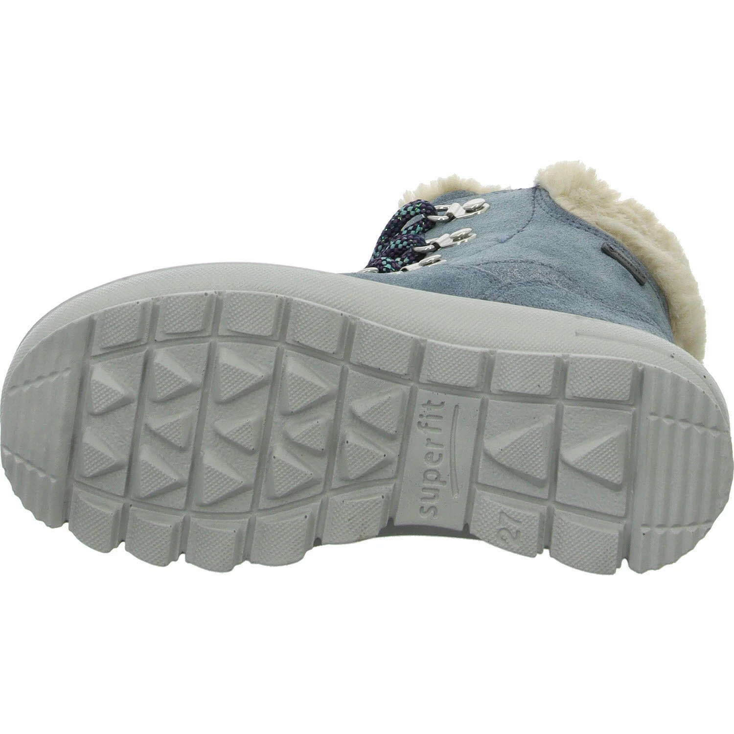 Superfit Kinder Schnürstiefel 1-000220-8010 Flavia blau WMS mittel