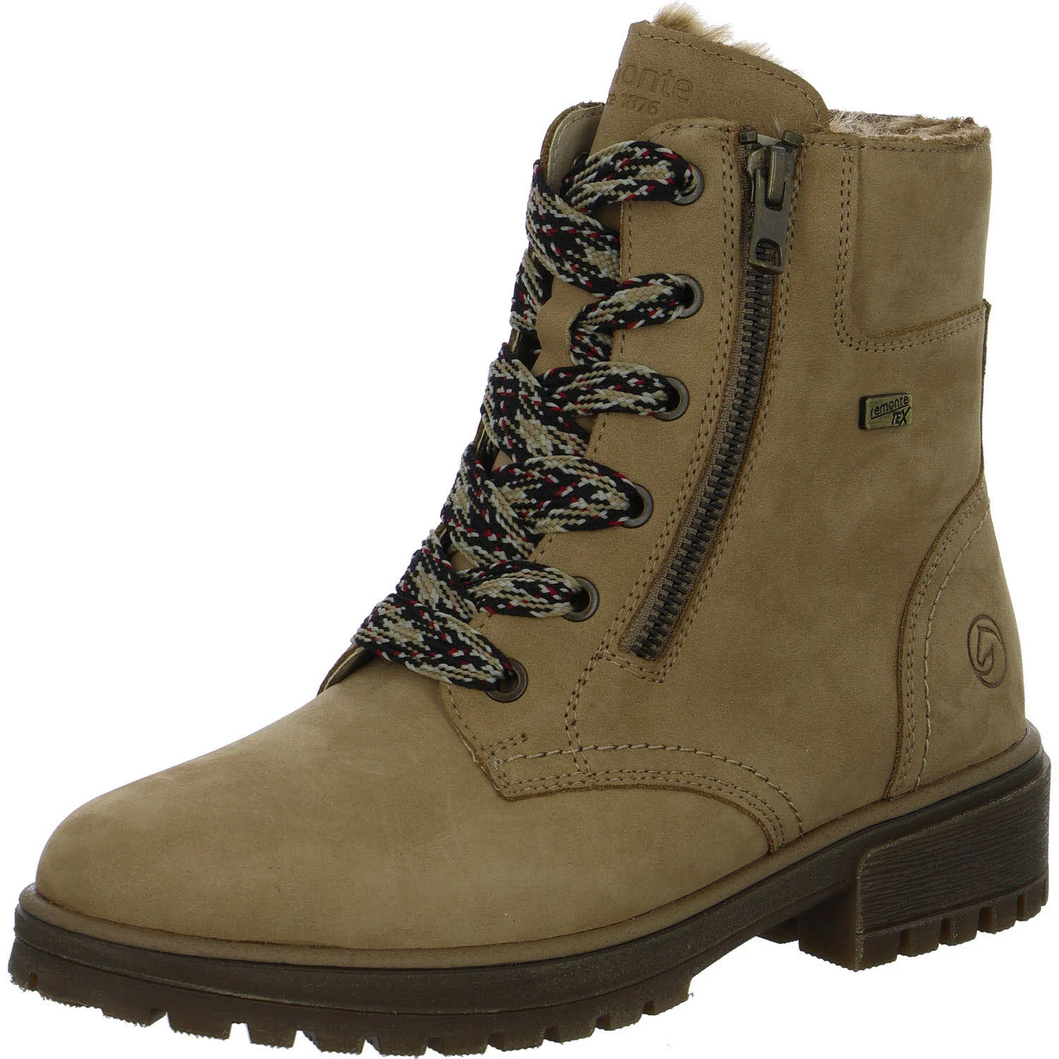 Element 2 von 8 (Bild) – Remonte Damen Schnürstiefel warm D3W70-20 D3W70 camel/cappuccino H (extra weit)