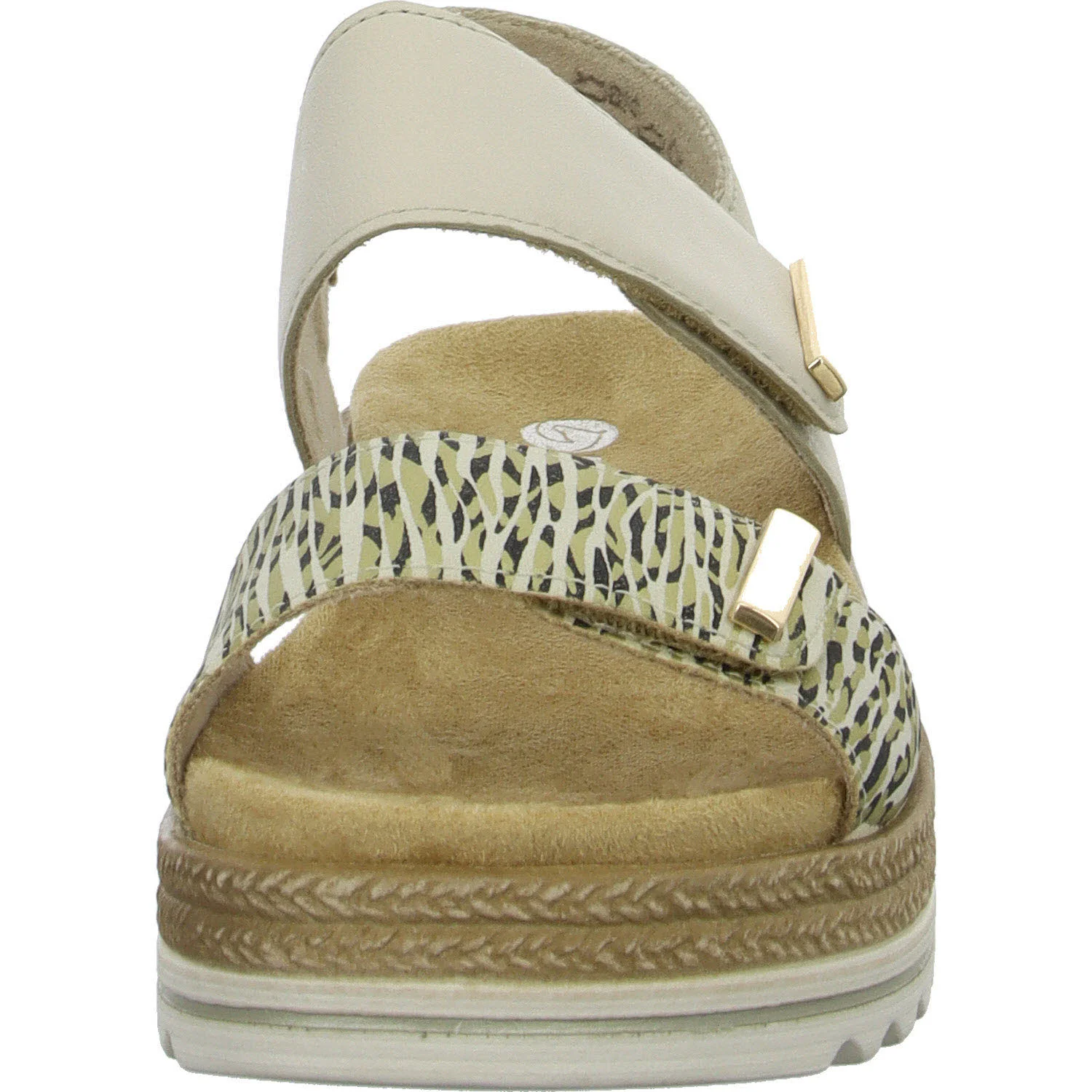 Element 3 von 8 (Bild) – Remonte Damen Sandalen D0Q59-60 D0Q59 beige-gold/porzellan F 1/2 (normal)