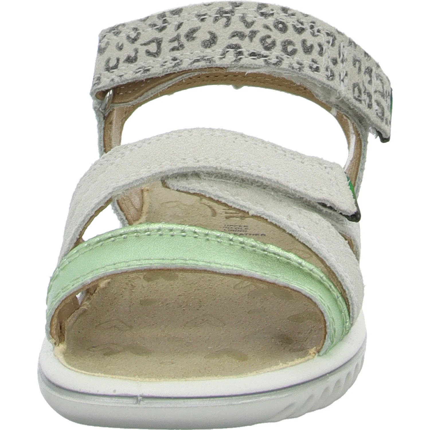 Element 3 von 8 (Bild) – Superfit Kinder Sandalen 1-009014-1010 Sparkle weiß/hellgrün WMS mittel