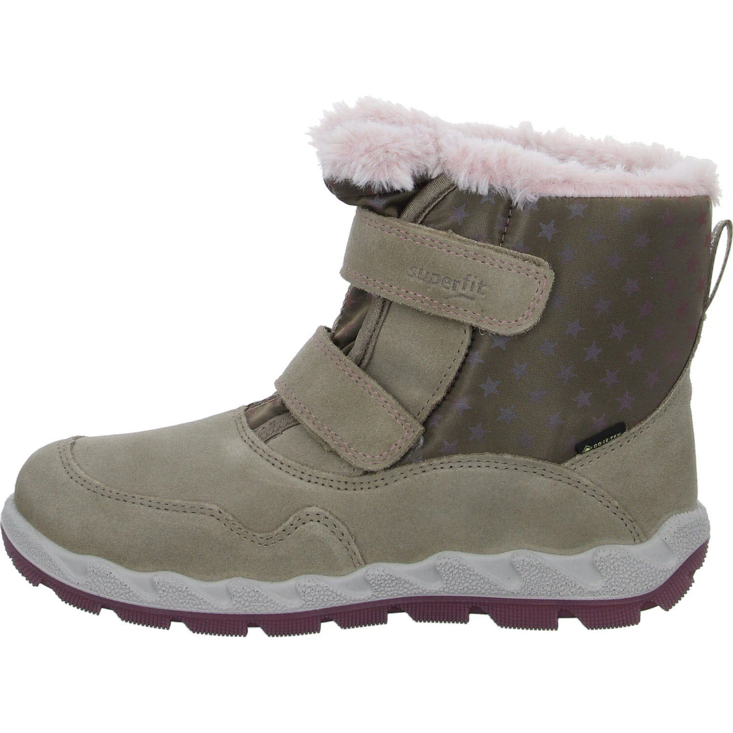 Element 6 von 8 (Bild) – Superfit Kinder Winterstiefel 1-006011-4000 Icebird BEIGE/ROSA WMS weit