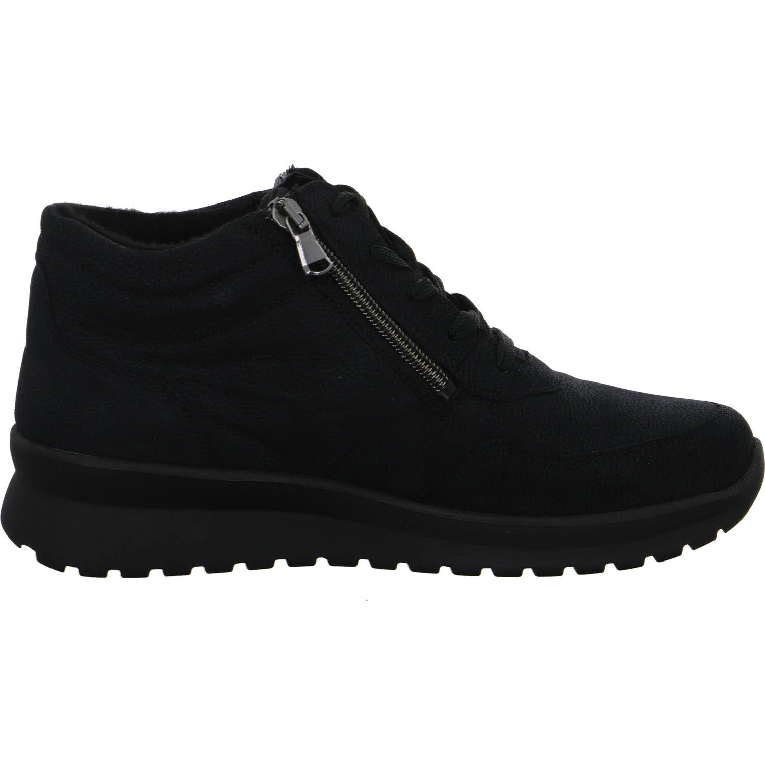 Waldläufer Damen Schnürstiefel 688801-189/099 K-Sunny nero K (extra weit)