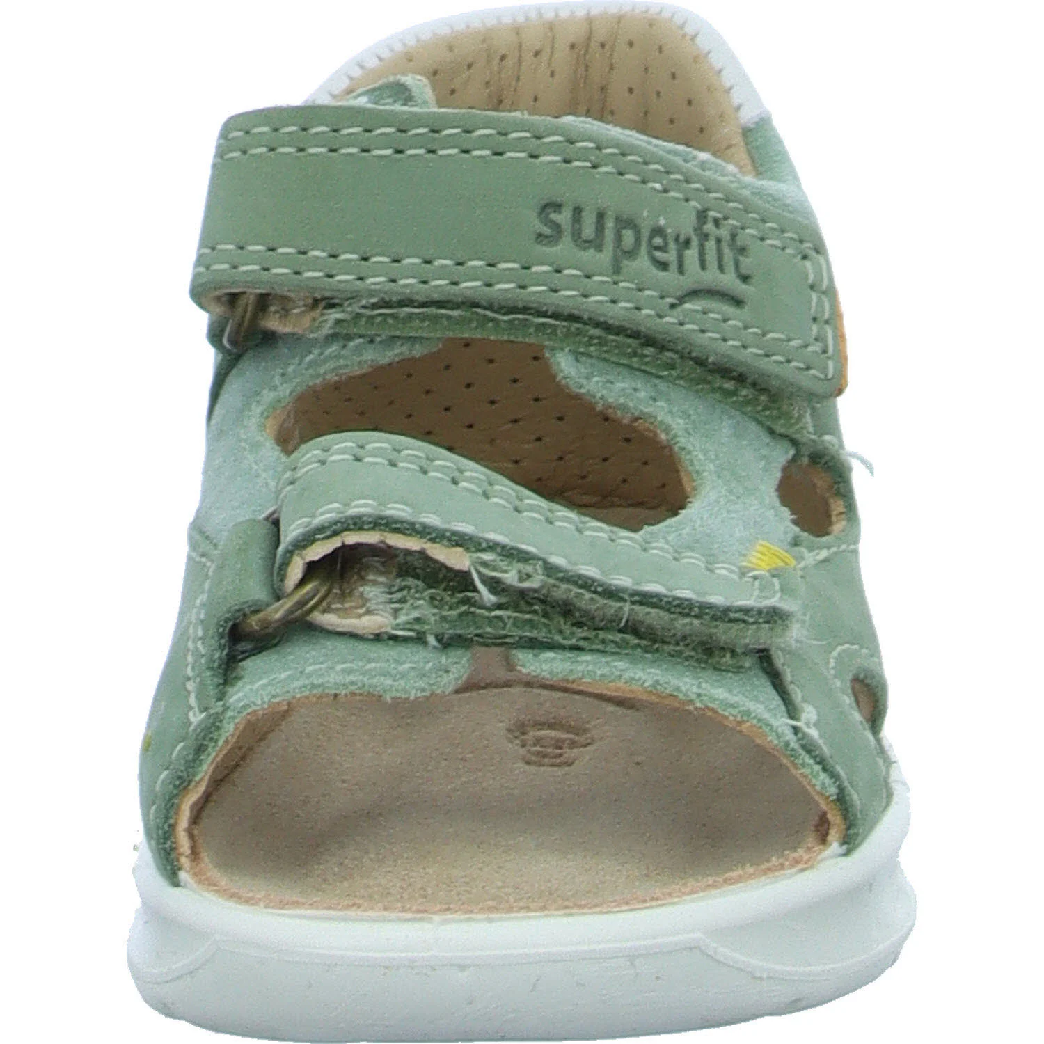 Superfit Kinder Sandalen 1-000510-7500 Lagoon hellgrün/orange WMS mittel